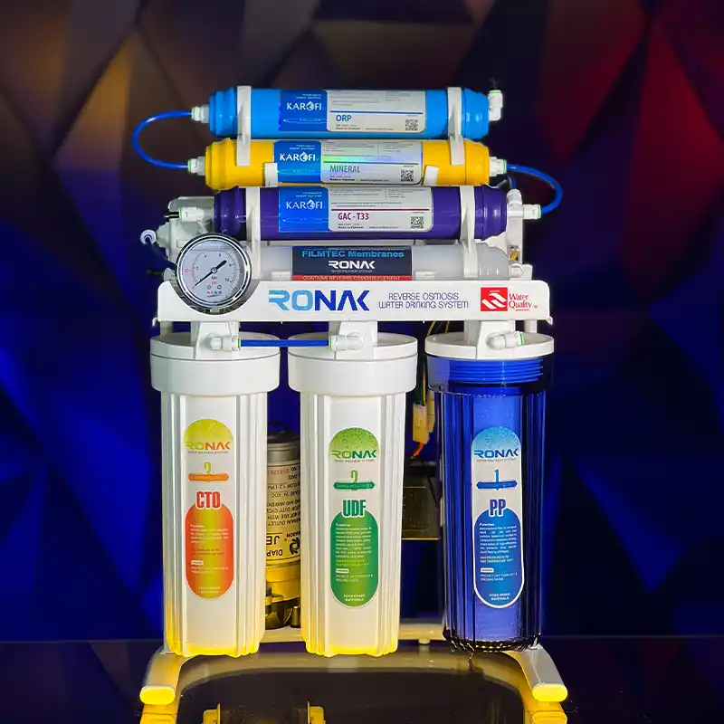 دستگاه تصفیه آب روناک 8 مرحله‌ ای