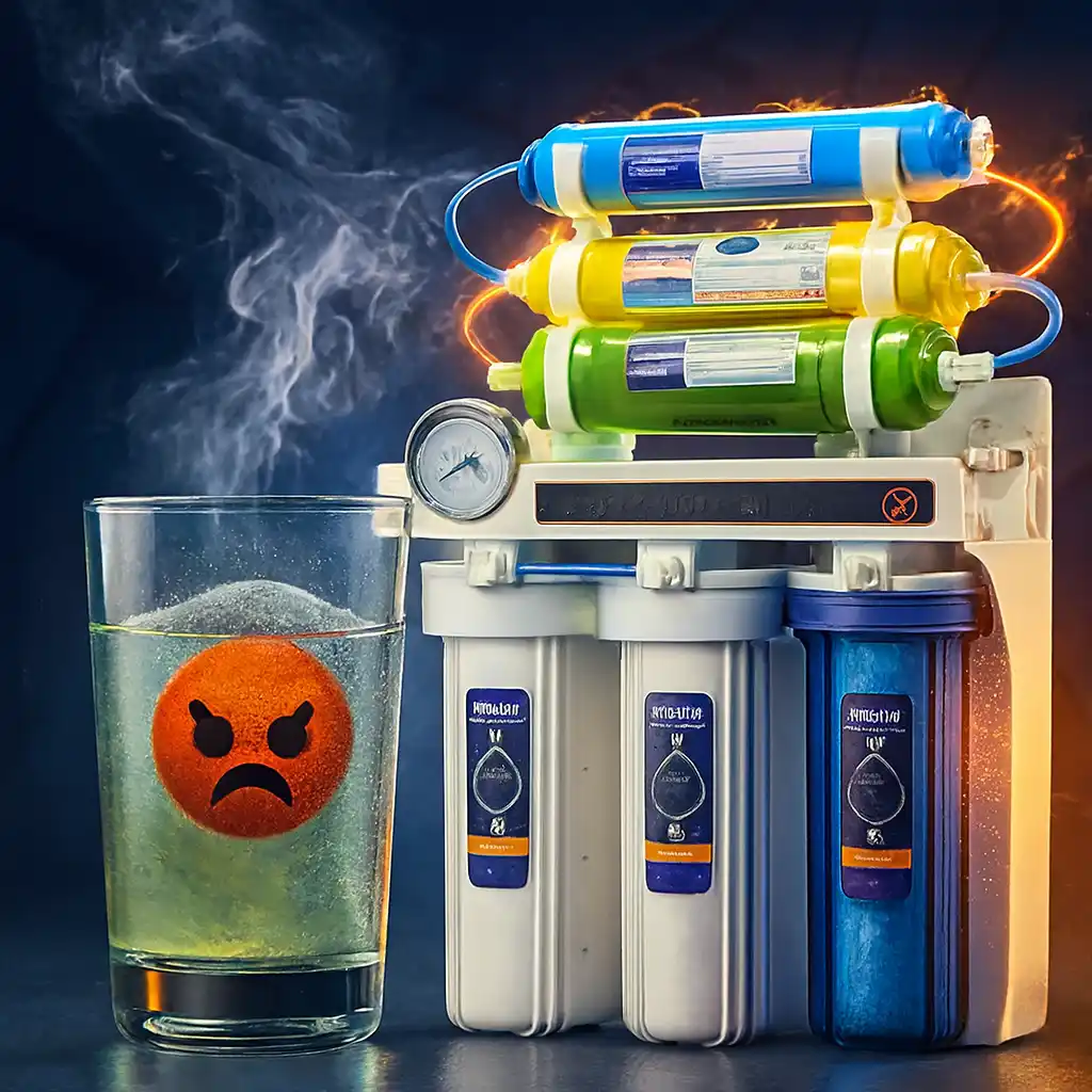 مزه بد آب دستگاه تصفیه آب